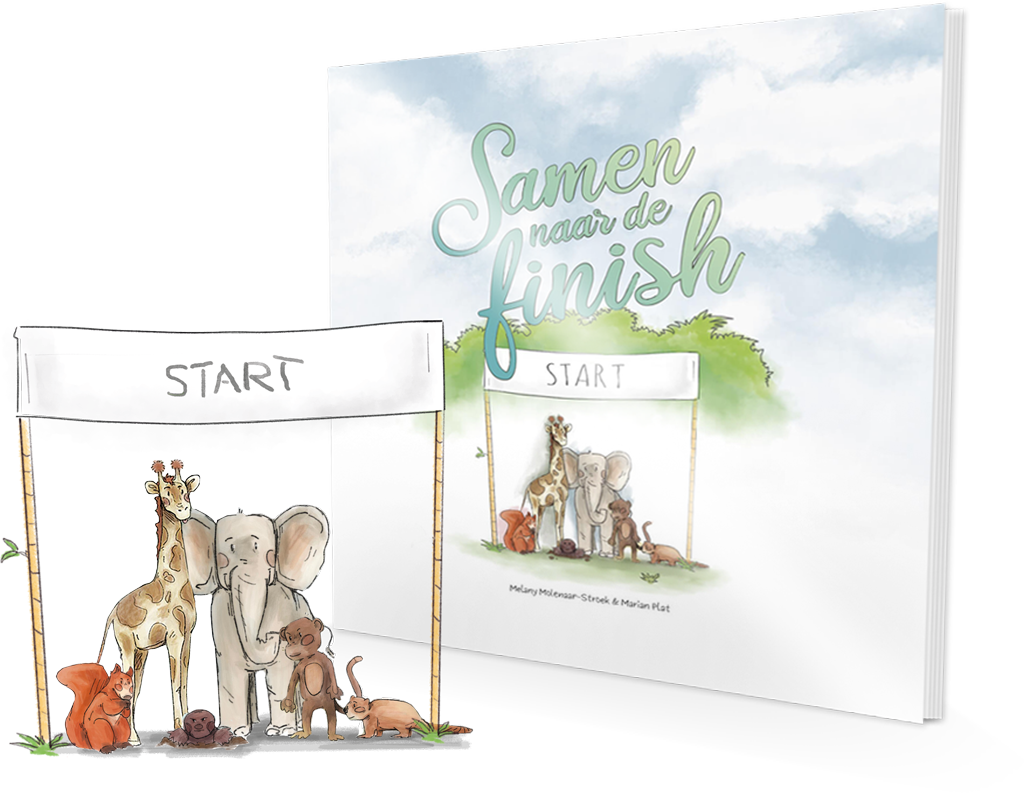 Samen naar de finish